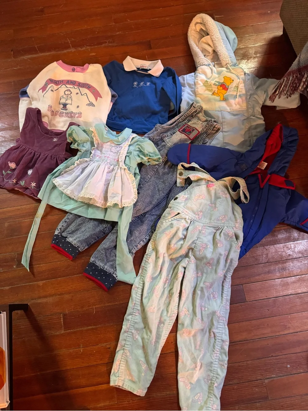 Rare pieces assorted kids vintage clothing 10 piece lot